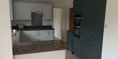 Spray Paint Kitchen Cabinets